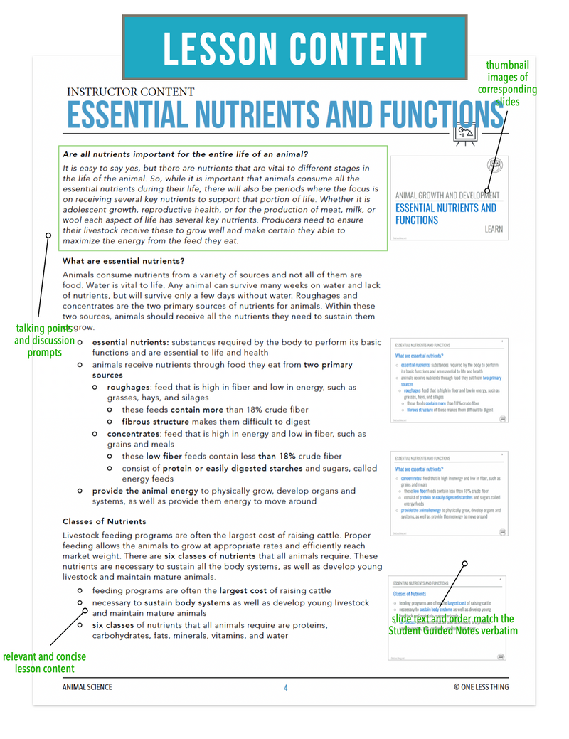 Load image into Gallery viewer, CCANS08.2 Essential Nutrients and Functions, Animal Science Complete Curriculum