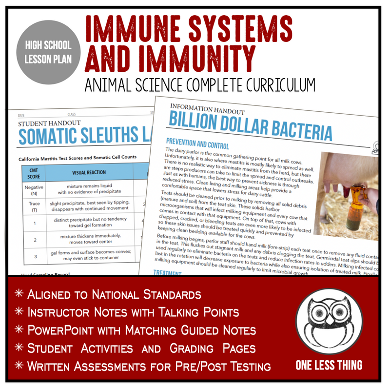 Load image into Gallery viewer, CCANS09.2 Immune Systems and Immunity, Animal Science Complete Curriculum