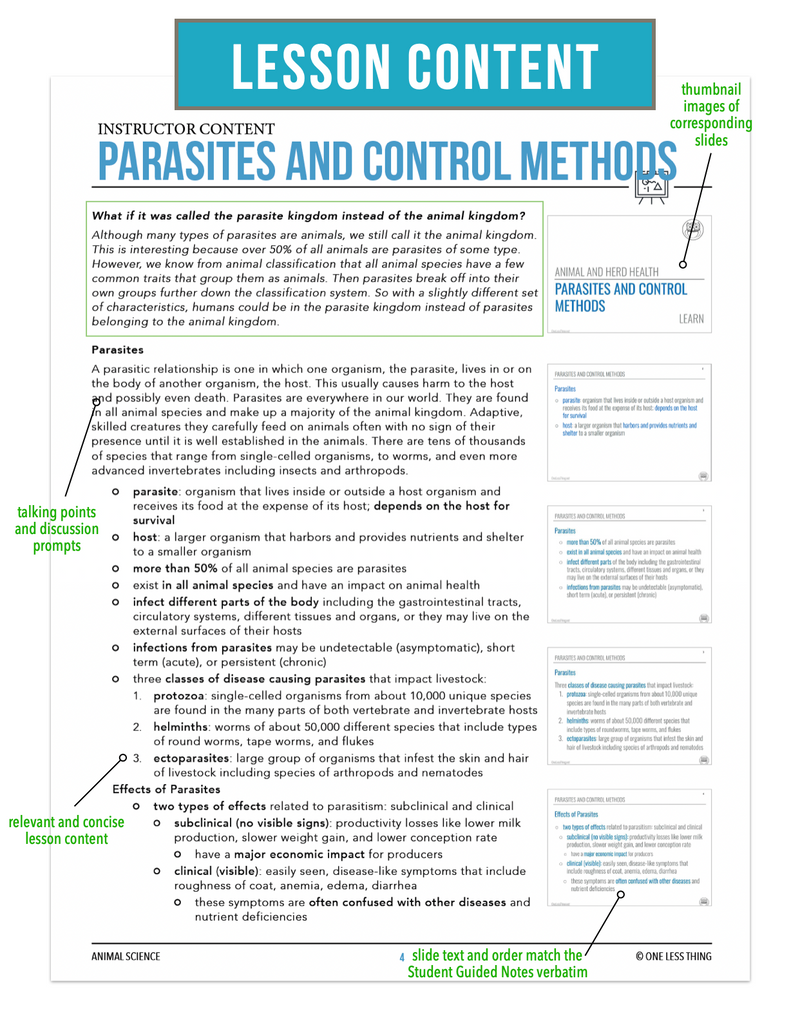 Load image into Gallery viewer, CCANS09.4 Parasites and Control Methods, Animal Science Complete Curriculum