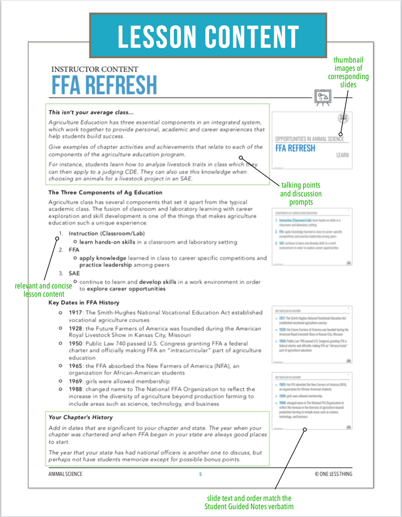 Load image into Gallery viewer, CCANS01.1 FFA Refresh, Animal Science Complete Curriculum