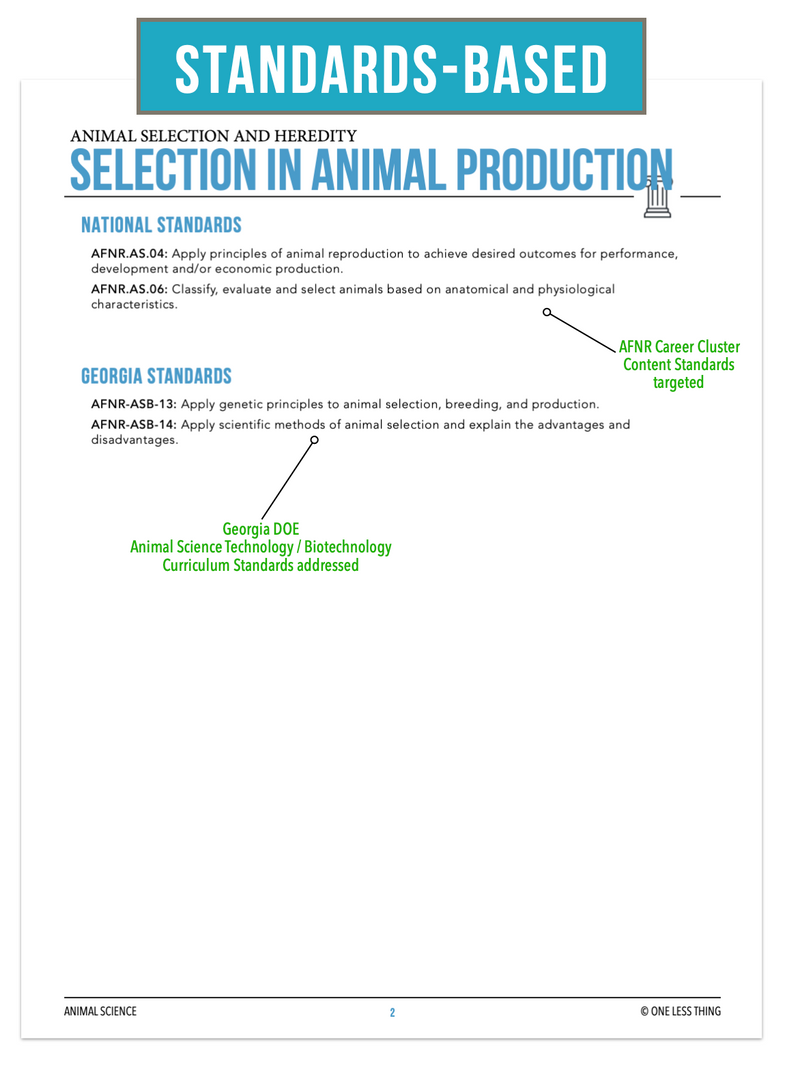 Load image into Gallery viewer, CCANS10.3 Selection in Animal Production, Animal Science Complete Curriculum
