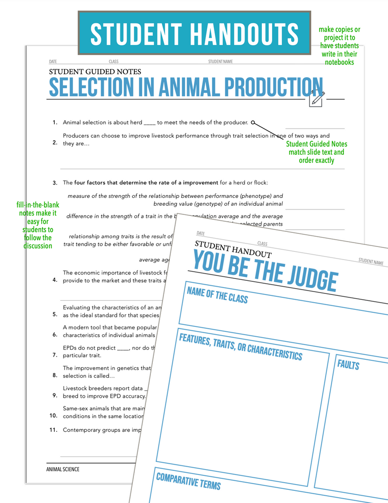 Load image into Gallery viewer, CCANS10.3 Selection in Animal Production, Animal Science Complete Curriculum