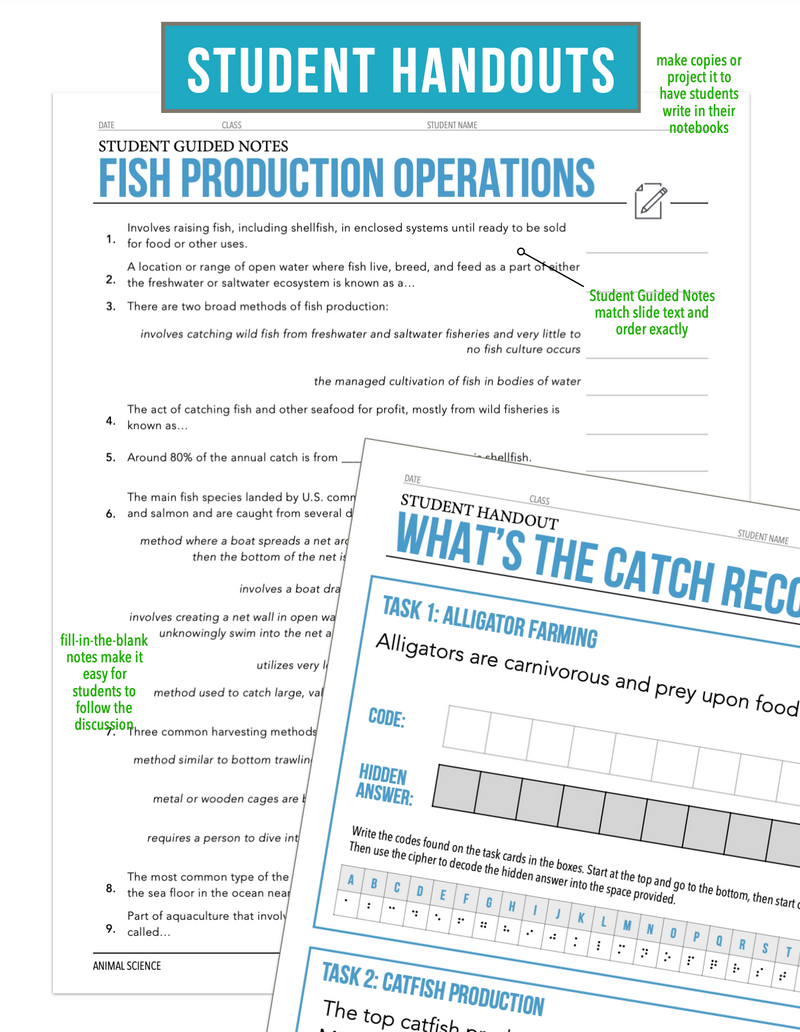 Load image into Gallery viewer, CCANS13.2 Fish Production, Animal Science Complete Curriculum
