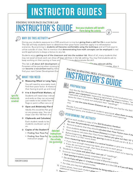 CCFOR05.4 Pacing and Planting, Forestry Complete Curriculum