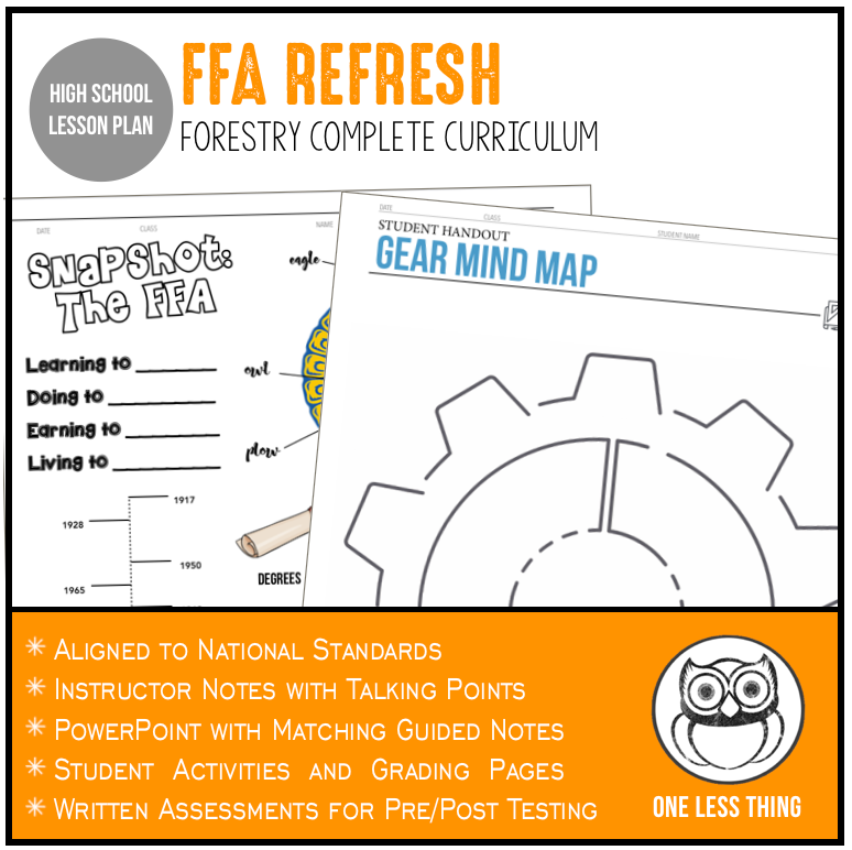 Load image into Gallery viewer, CCFOR01.1 FFA Refresh, Forestry Complete Curriculum