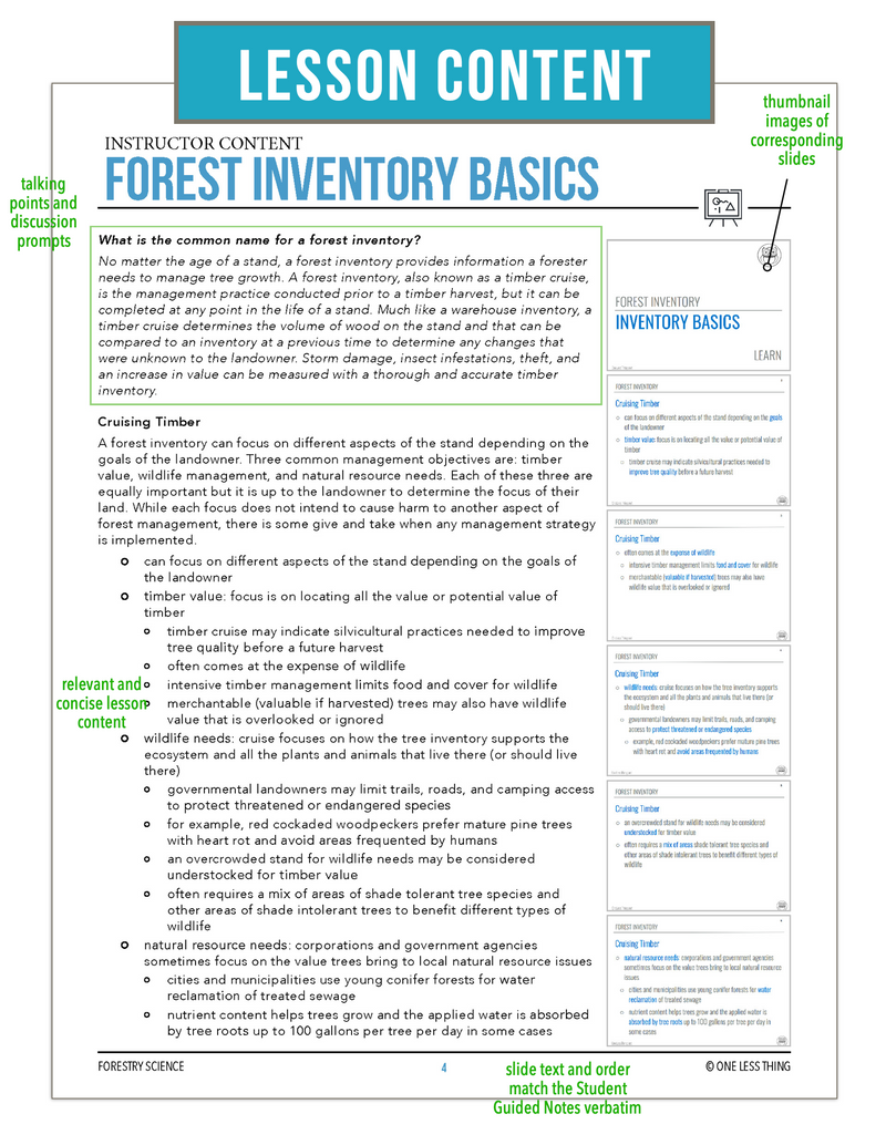 Load image into Gallery viewer, CCFOR10.1 Forest Inventory Basics, Forestry Complete Curriculum