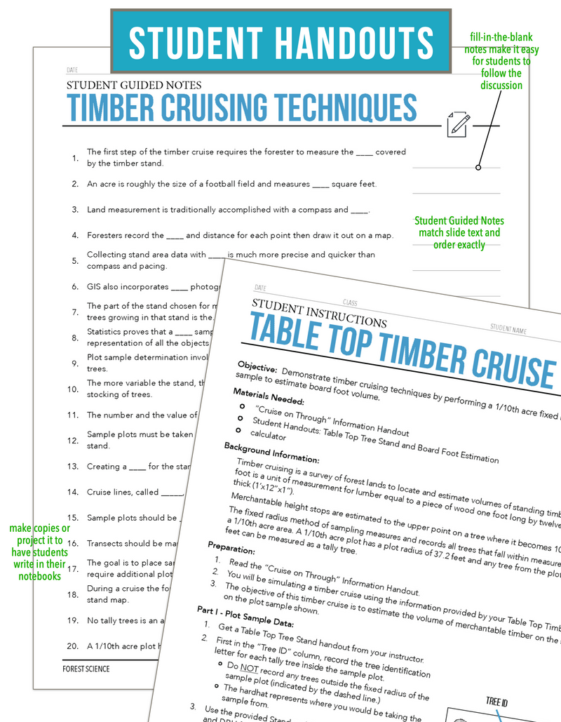 Load image into Gallery viewer, CCFOR10.4 Timber Cruising Techniques, Forestry Complete Curriculum