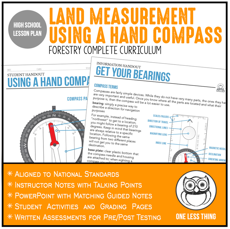Load image into Gallery viewer, CCFOR11.1 Land Measurement with a Compass, Forestry Complete Curriculum