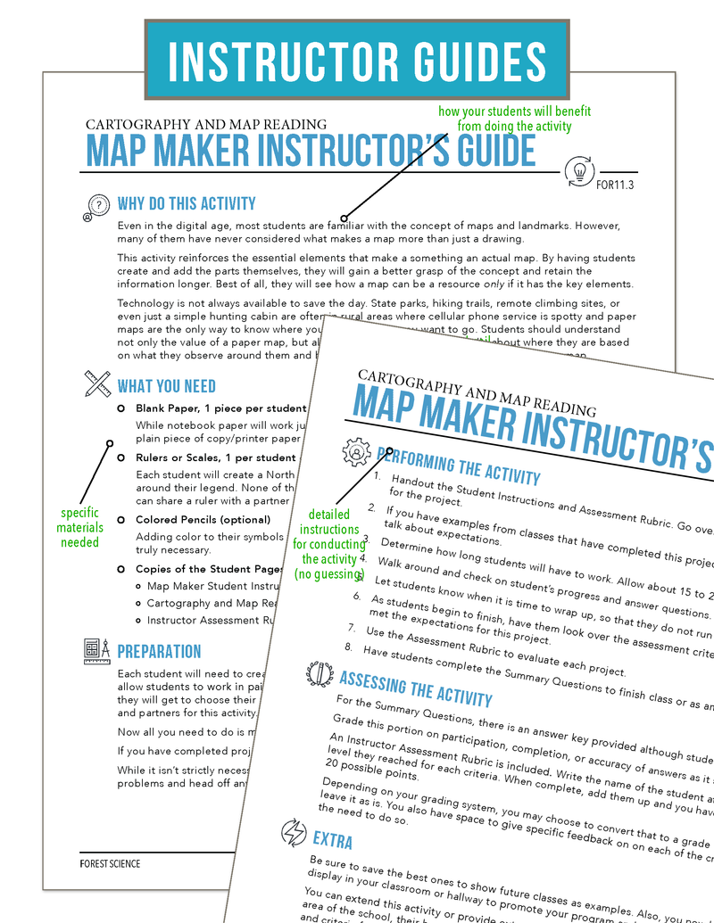 Load image into Gallery viewer, CCFOR11.3 Cartography and Map Reading, Forestry Complete Curriculum