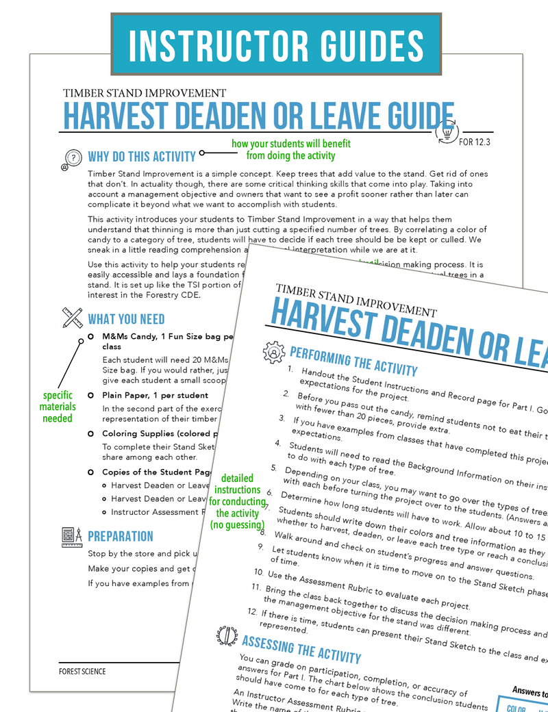 Load image into Gallery viewer, CCFOR12.3 Timber Stand Improvement, Forestry Complete Curriculum