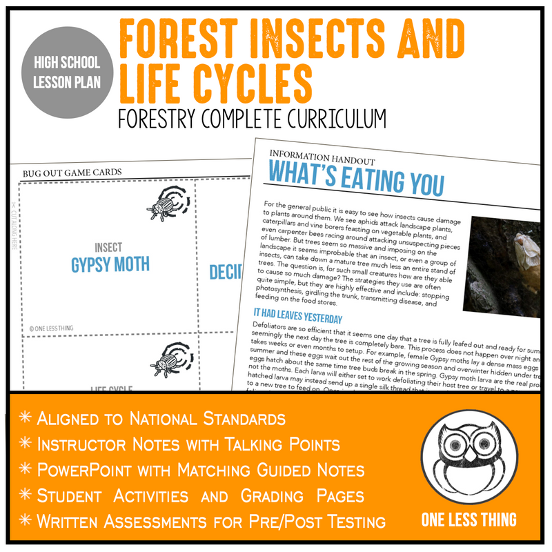 Load image into Gallery viewer, CCFOR08.1 Forest Insects and Life Cycles, Forestry Complete Curriculum