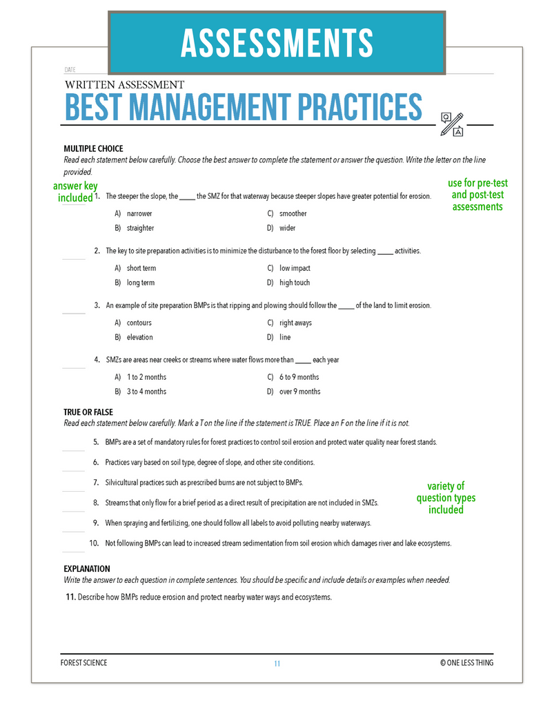 Load image into Gallery viewer, CCFOR09.3 Best Management Practices, Forestry Complete Curriculum