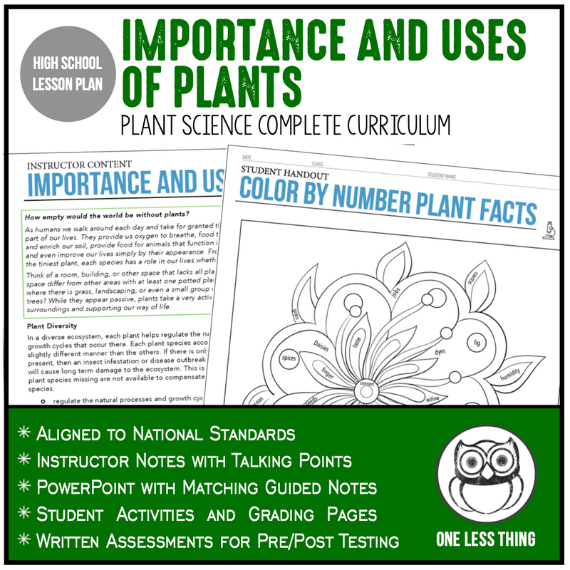 Load image into Gallery viewer, CCPLT02.2 Importance and Uses of Plants, Plant Science Complete Curriculum