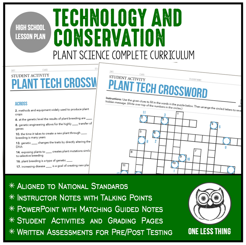 Load image into Gallery viewer, CCPLT02.3 Technology and Conservation, Plant Science Complete Curriculum