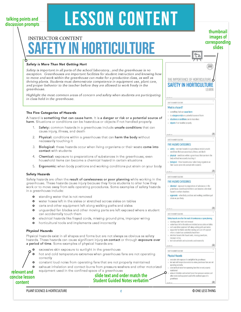 Load image into Gallery viewer, CCPLT02.4 Safety in Horticulture, Plant Science Complete Curriculum