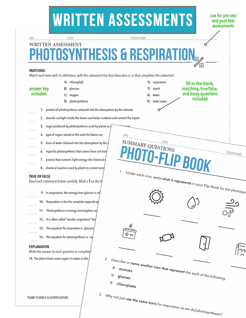 Load image into Gallery viewer, CCPLT04.3 Photosynthesis and Respiration, Plant Science Complete Curriculum