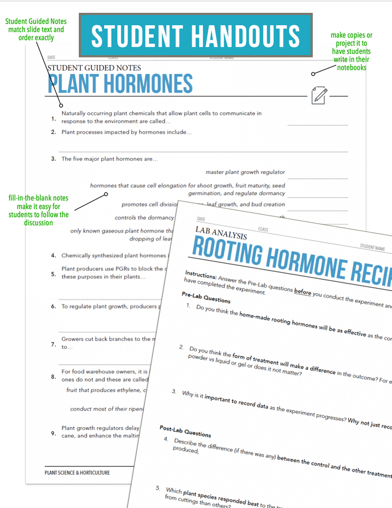CCPLT04.4 Plant Hormones, Plant Science Complete Curriculum