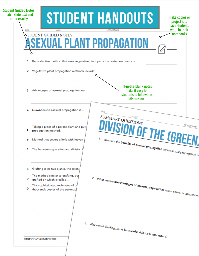 Load image into Gallery viewer, CCPLT05.2 Asexual Plant Propagation, Plant Science Complete Curriculum