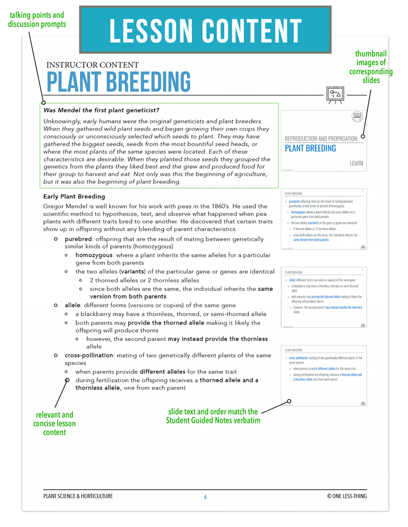 Load image into Gallery viewer, CCPLT05.3 Plant Breeding, Plant Science Complete Curriculum