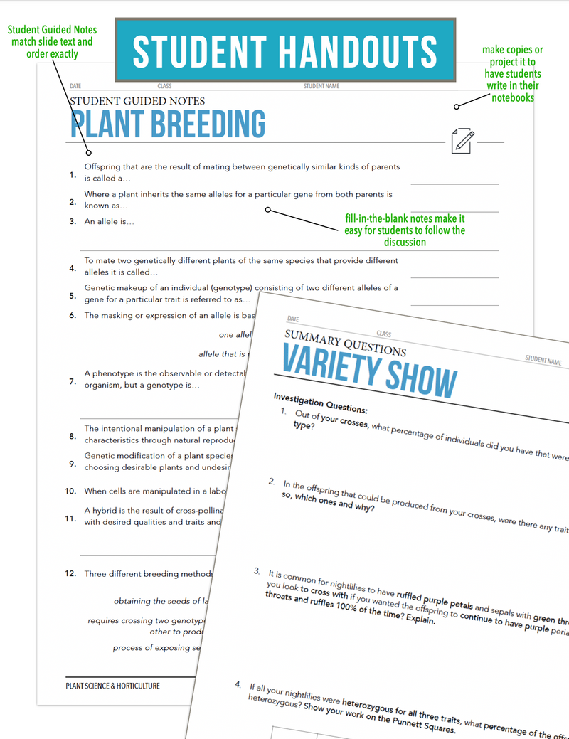 Load image into Gallery viewer, CCPLT05.3 Plant Breeding, Plant Science Complete Curriculum