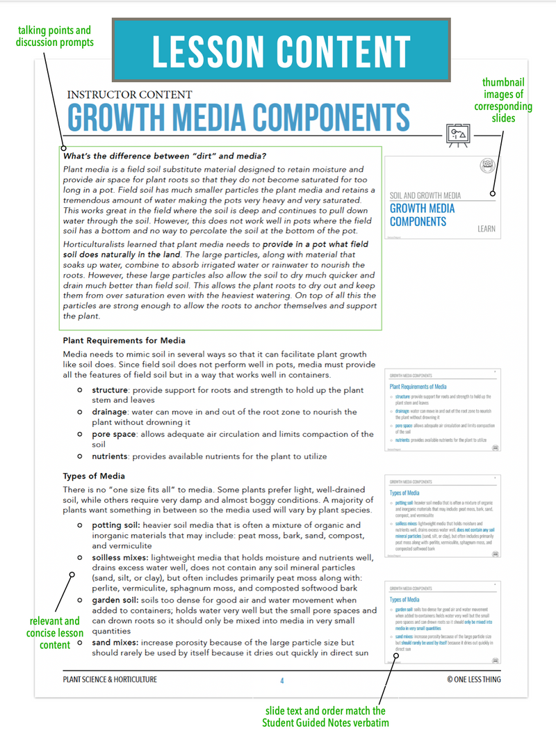 Load image into Gallery viewer, CCPLT06.3 Growth Media Components, Plant Science Complete Curriculum