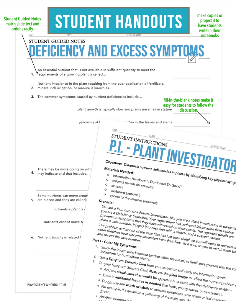 Load image into Gallery viewer, CCPLT07.2 Deficiency and Excess Symptoms, Plant Science Complete Curriculum