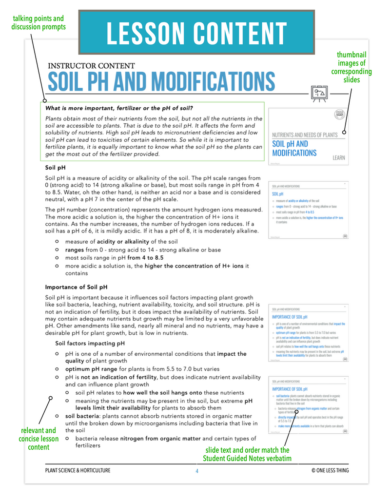 Load image into Gallery viewer, CCPLT07.3 Soil pH and Modifications, Plant Science Complete Curriculum