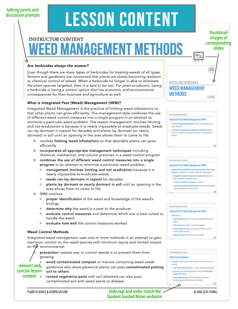 Load image into Gallery viewer, CCPLT09.2 Weed Management Methods, Plant Science Complete Curriculum