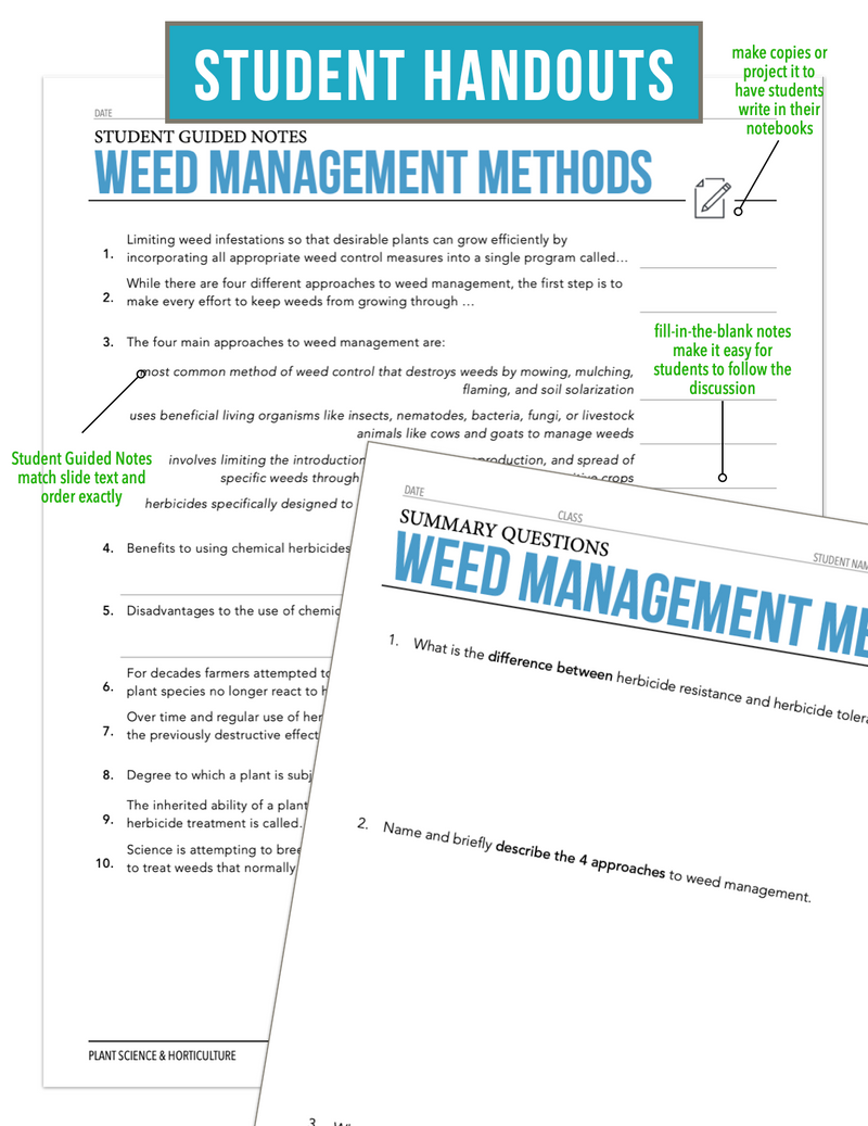 Load image into Gallery viewer, CCPLT09.2 Weed Management Methods, Plant Science Complete Curriculum