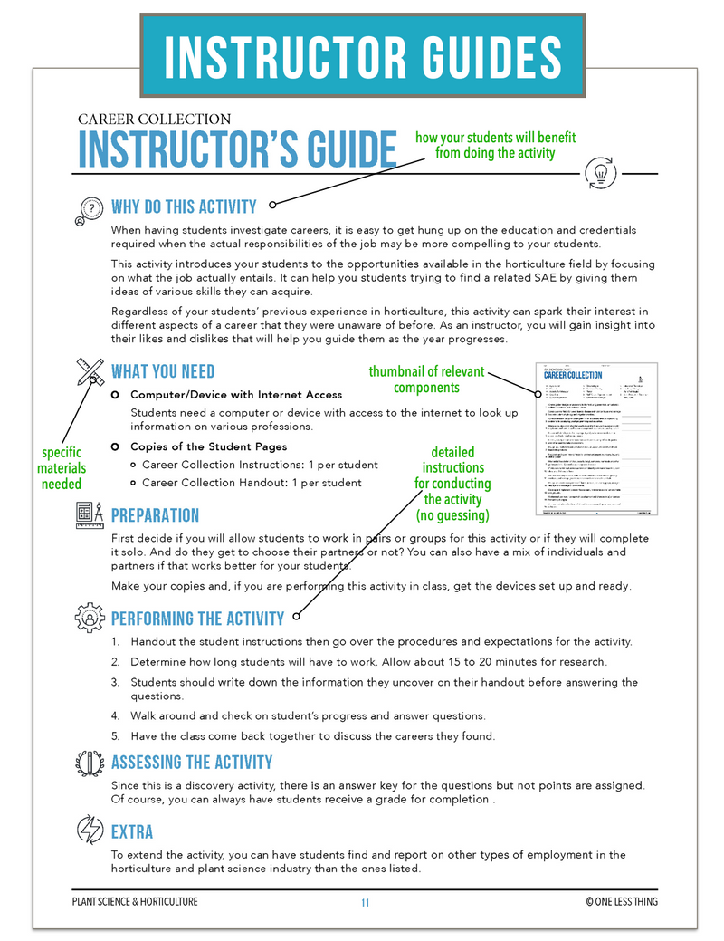 Load image into Gallery viewer, CCPLT01.3 Employment and Careers in Horticulture, Plant Science Complete Curriculum