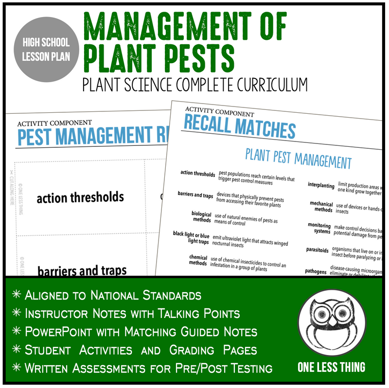 Load image into Gallery viewer, CCPLT10.4 Management of Plant Pests, Plant Science Complete Curriculum