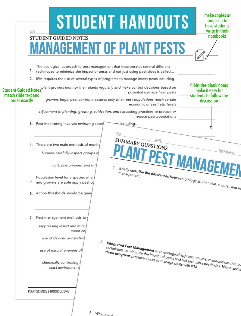 Load image into Gallery viewer, CCPLT10.4 Management of Plant Pests, Plant Science Complete Curriculum