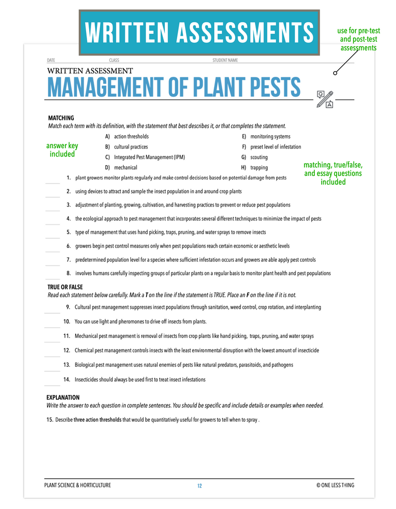 Load image into Gallery viewer, CCPLT10.4 Management of Plant Pests, Plant Science Complete Curriculum