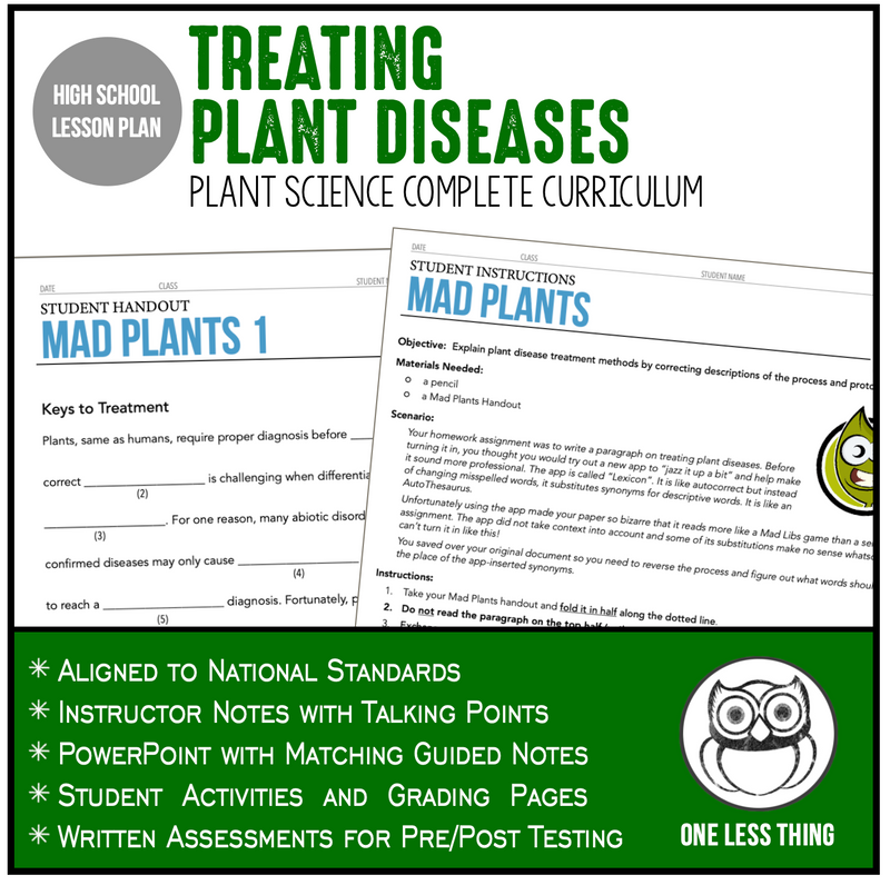 Load image into Gallery viewer, CCPLT11.3 Treating Plant Diseases, Plant Science Complete Curriculum