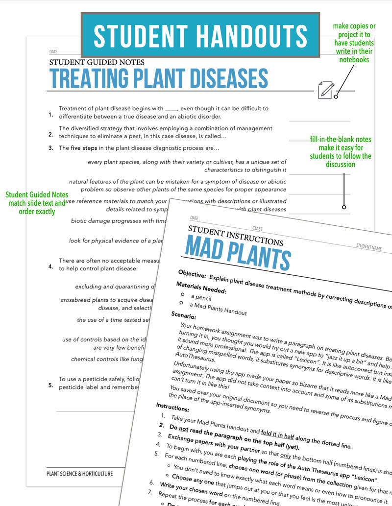 Load image into Gallery viewer, CCPLT11.3 Treating Plant Diseases, Plant Science Complete Curriculum