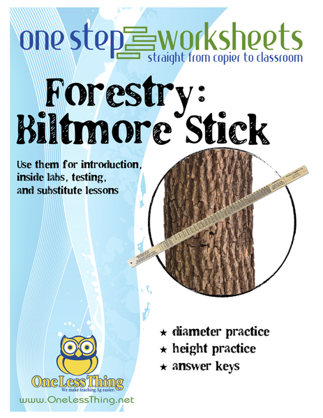 Biltmore Stick, One Step Worksheet Downloads