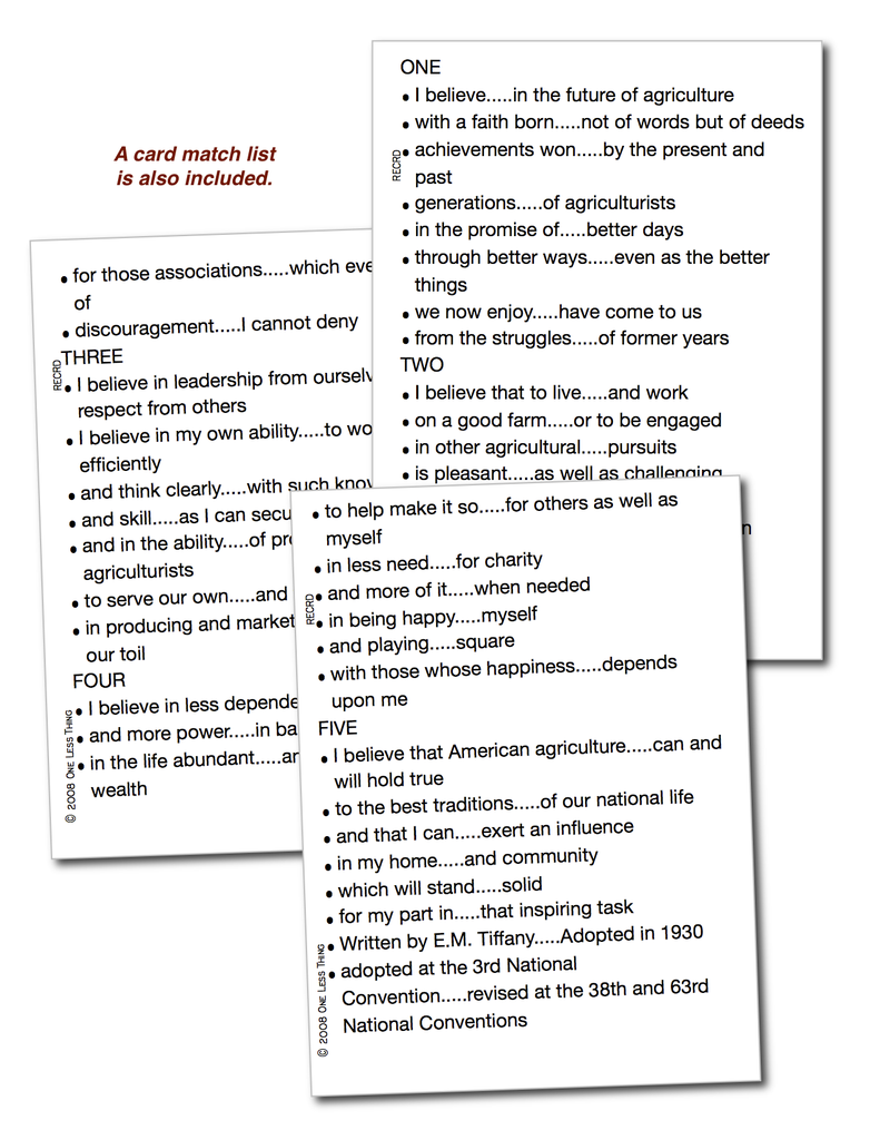 Load image into Gallery viewer, FFA Creed, Recall Download Only