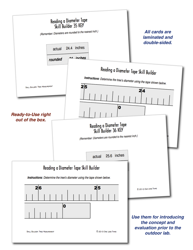 Load image into Gallery viewer, Tree Measurement, Skill Builder Cards