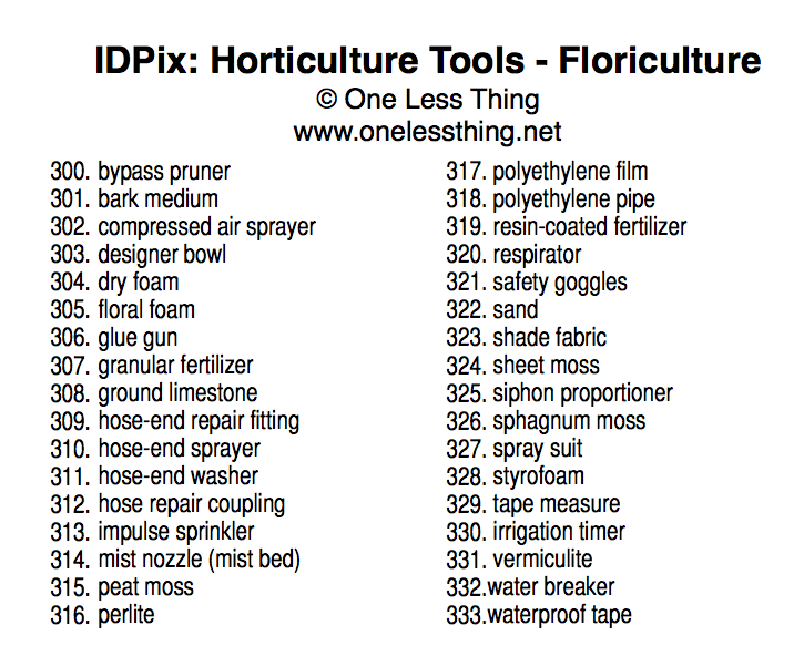 Load image into Gallery viewer, Horticulture Tools ID, IDPix Cards