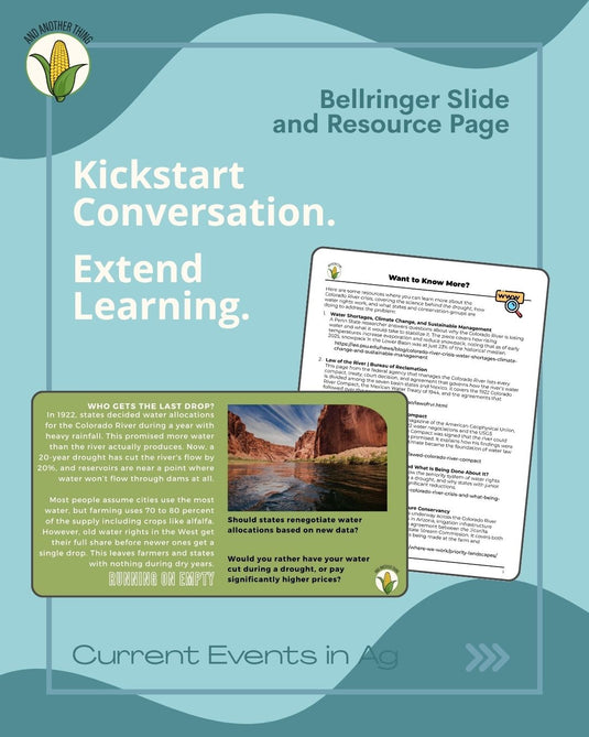 And Another Thing CURRENT EVENTS, Colorado River Basin (WEEKLY)