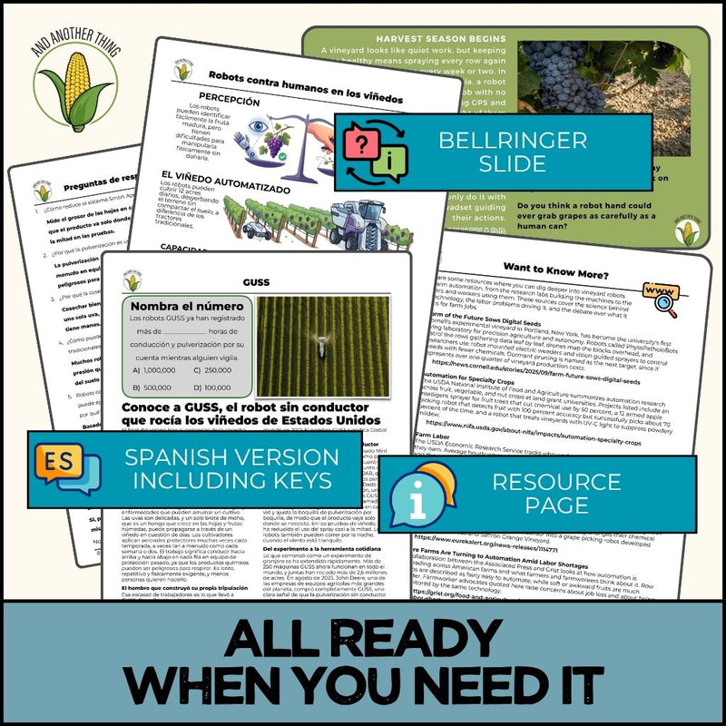Load image into Gallery viewer, And Another Thing CURRENT EVENTS, Vineyard Technology (WEEKLY)
