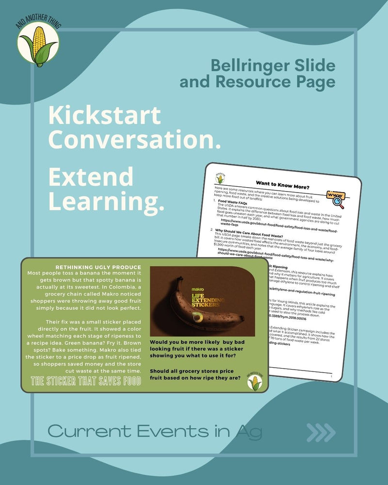 Load image into Gallery viewer, And Another Thing CURRENT EVENTS, Fruit Labels (WEEKLY)
