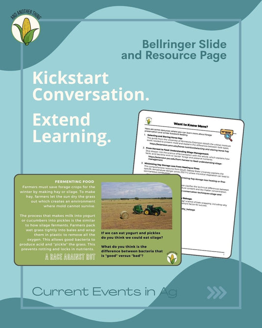 And Another Thing CURRENT EVENTS, Winter Silage (ANNUAL)