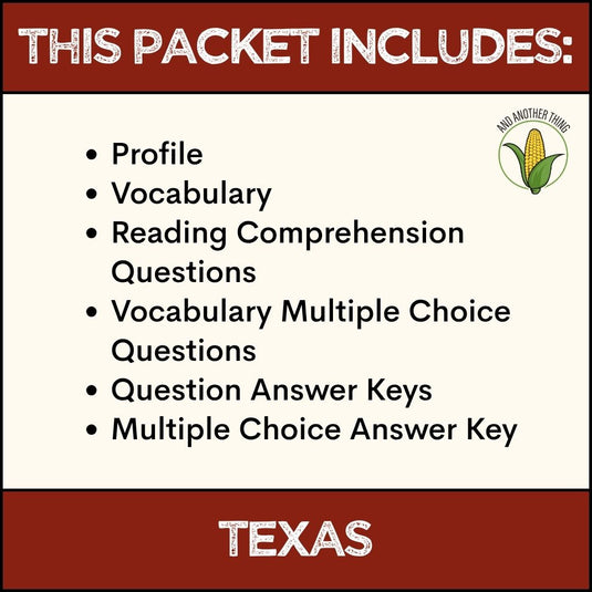 And Another Thing STATE PROFILE, Texas (MONTHLY)