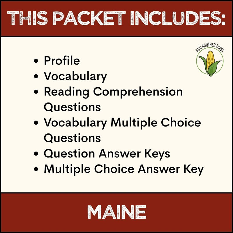 Load image into Gallery viewer, And Another Thing STATE PROFILE, Maine (MONTHLY)
