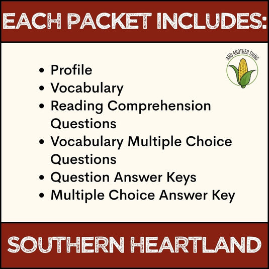 And Another Thing STATE PROFILE, Southern Heartland (ANNUAL)