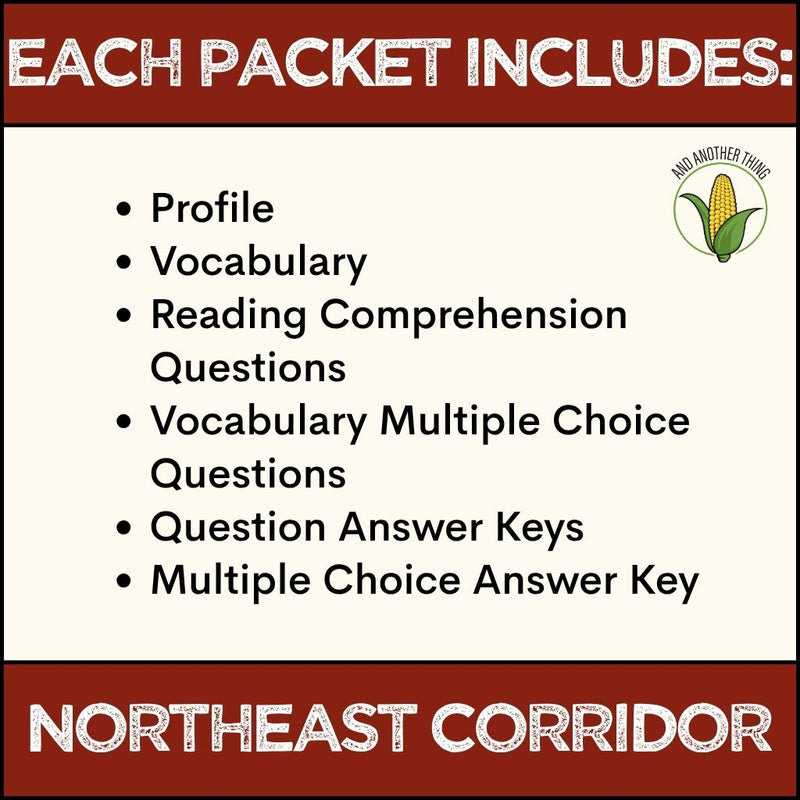 Load image into Gallery viewer, And Another Thing STATE PROFILE, Northeast Corridor (ANNUAL)
