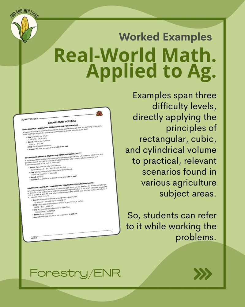 Load image into Gallery viewer, And Another Thing MATH APPLICATION, Forestry ENR VOLUME (ANNUAL)
