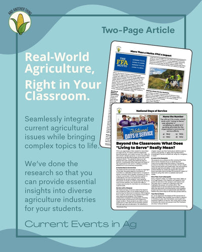 And Another Thing CURRENT EVENTS, Days of Service (FREE)