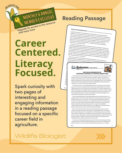 And Another Thing CAREER PROFILE, Feed Sales Rep (ANNUAL)